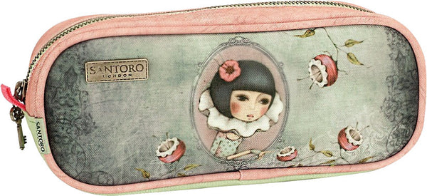 etui Mirabelle meisjes 21 cm polyester groen