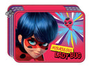 etui Miraculous 20 x 15 cm polyester roze 28-delig