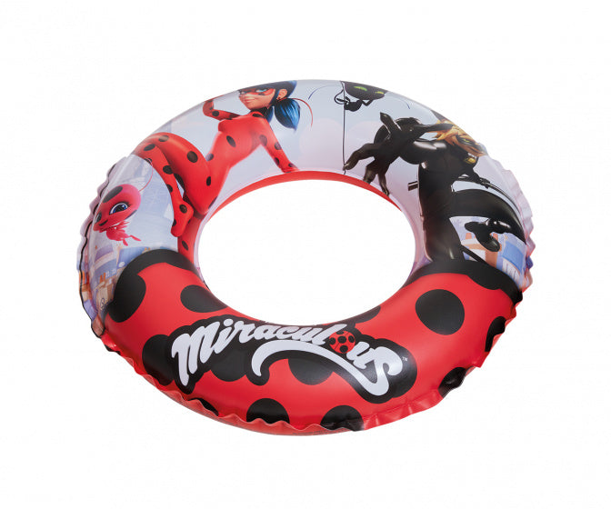 zwemband junior 45 cm rood/zwart/wit