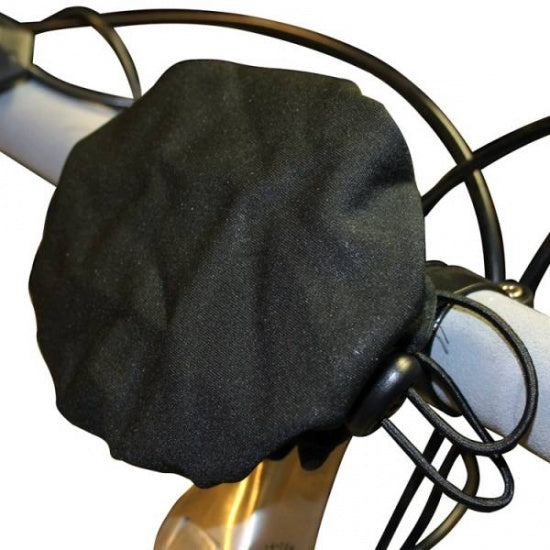 Beschermhoes voor stuurdisplay E-bike Mirage  - trekkoord met gespen max.11x 8 cm - zwart