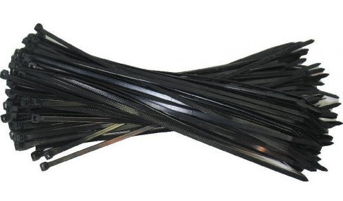 kabelbinders 200 x 2,6 mm zwart 100 stuks