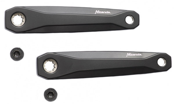 Crankset (links en rechts) Miranda Delta  - met crankarm 170mm - Bosch Gen3 BNI - zwart