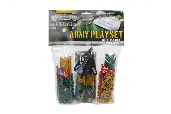 speelset leger met voertuigen groen/bruin