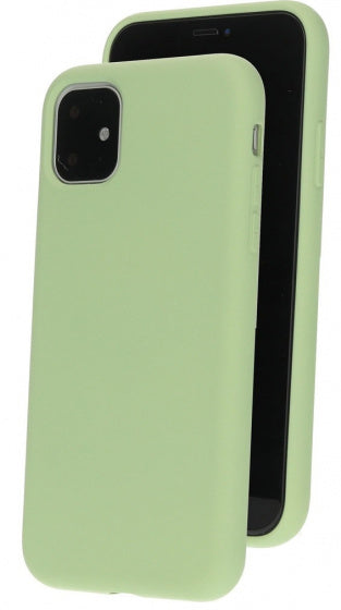 telefoonhoes Iphone 11 siliconen pistache groen