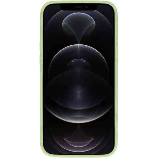 telefoonhoes Iphone 12/12 Pro siliconen groen