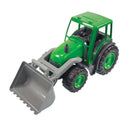 bulldozer Max junior 62 x 28 x 34 cm groen/grijs