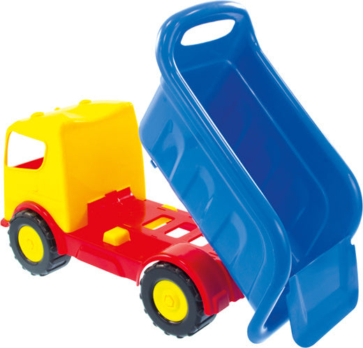 kiepwagen junior 59 x 23 x 33,5 cm geel/blauw/rood
