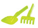 strandsetje Hark & Schep junior 23,5 x 8,5 cm groen