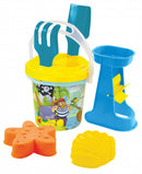strandsetje Piraat junior 34 cm aqua/geel 7-delig