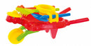 strandsetje Schildpad 66,5 cm rood 5-delig