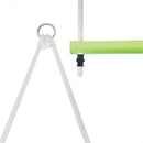 touwladder 180 cm nylon lichtgroen/wit