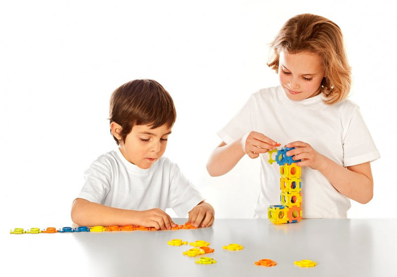 bouwblokken 18 stuks multicolor