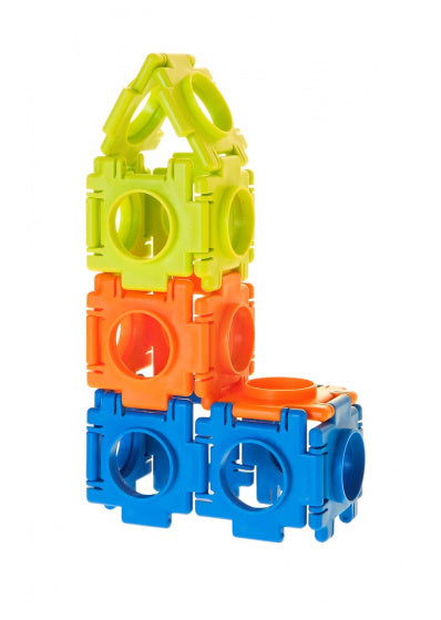 bouwblokken 18 stuks multicolor