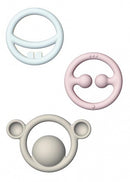 bijtringen pastelkleuren 12.5 cm