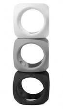 soft-grip ballen 3-delig zwart/grijs/wit