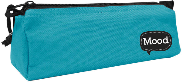 etui Chrome junior 21 x 7 x 7 cm canvas zeeblauw/zwart