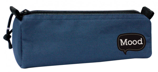etui Chrome junior 21 x 7 x 7 cm polyester jeansblauw