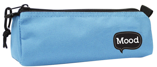 etui Chrome junior 21 x 7 x 7 cm polyester lichtblauw
