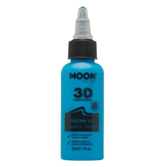 kledingverf neon uv 30 ml blauw