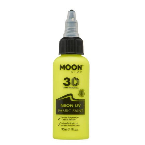 kledingverf neon uv 30 ml geel