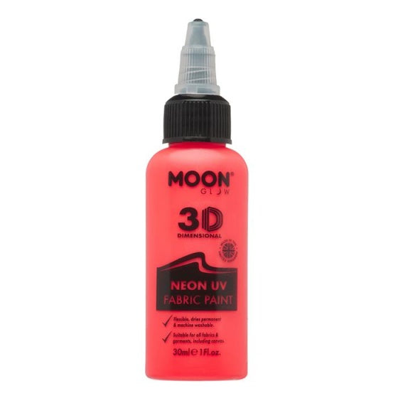 kledingverf neon uv 30 ml rood