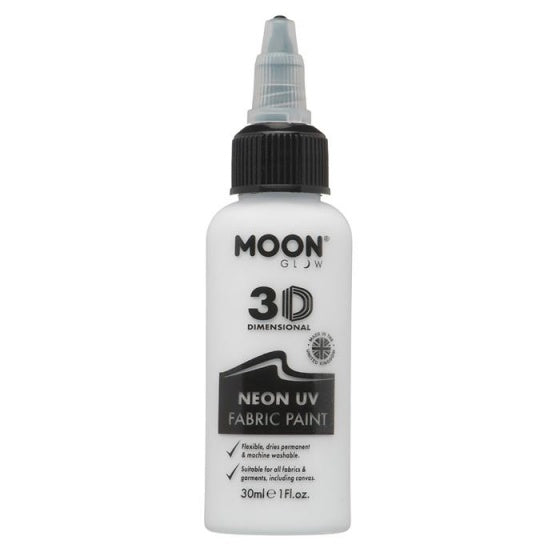 kledingverf neon uv 30 ml wit