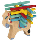 balansspel hout paard