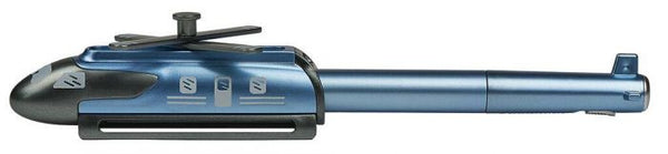balpen Helikopter junior LED 18 x 2,5 x 2 cm blauw