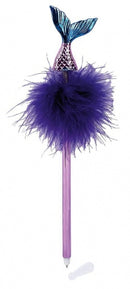 balpen kleine zeemeermin paars