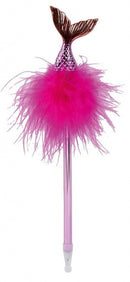 balpen kleine zeemeermin roze