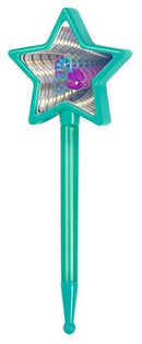 balpen Magic Mirror meisjes 17,5 x 6,5 cm turquoise