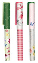 balpennen blad en bloem set van 3