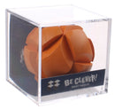Be clever! houten smartpuzzel oranje 6 cm