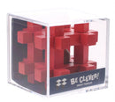 Be clever! houten smartpuzzel rood 6 cm