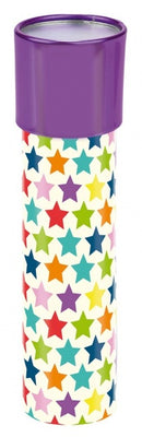 blikken caleidoscoop 15,5 cm paars