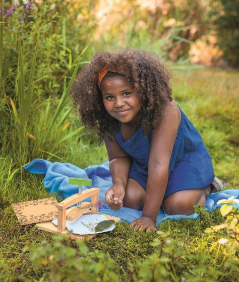 bloemenpers Expeditie Natuur junior 22 x 15,5 hout