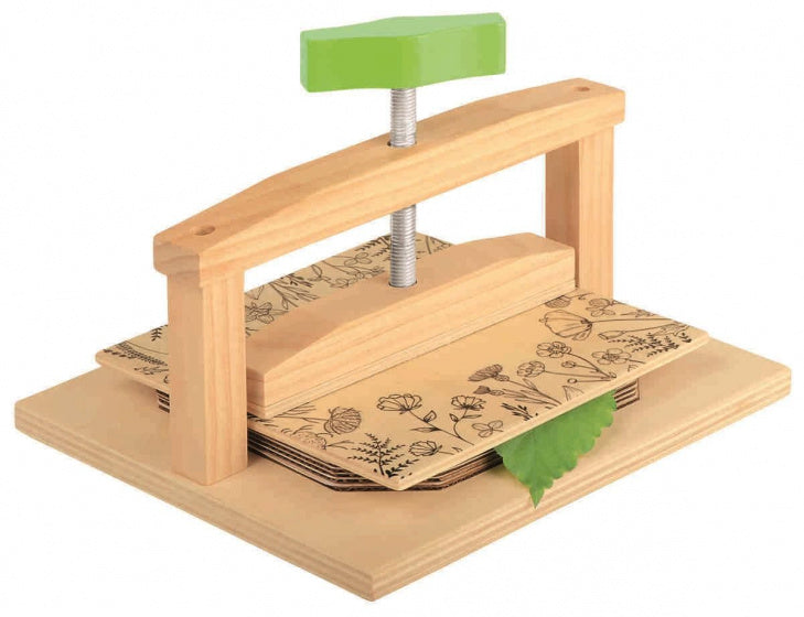 bloemenpers Expeditie Natuur junior 22 x 15,5 hout