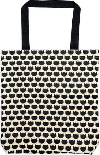 boodschappentas Ed, the cat 10 liter zwart/wit