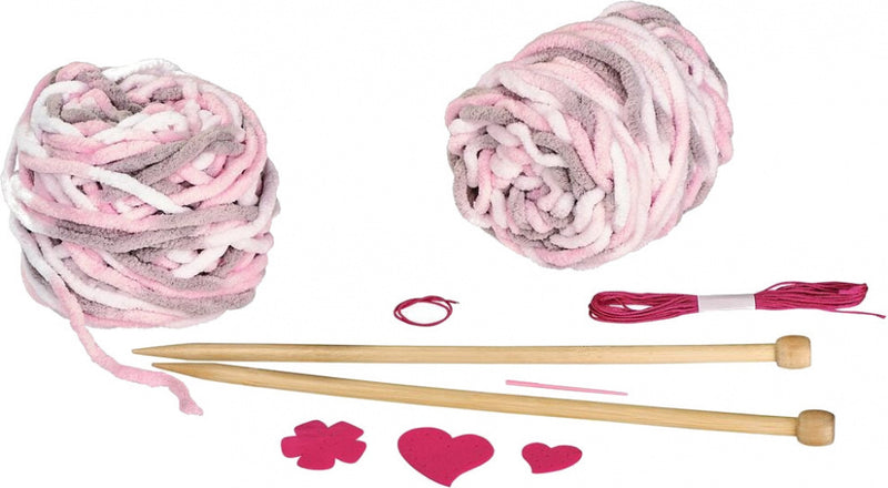 breiset meisjes 10 mm polyester/bamboe roze 10-delig