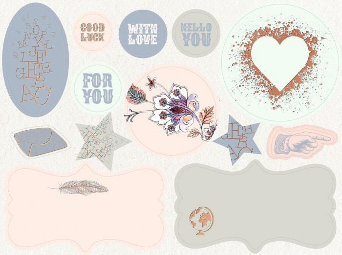 briefpapier Letters junior A5 68-delig