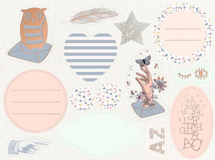 briefpapier Letters junior A5 68-delig