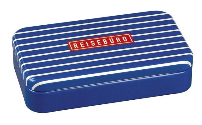 bureaublik strepen 11 cm blauw