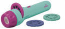 projectie zaklamp paarden 11,7 cm roze/blauw 4-delig