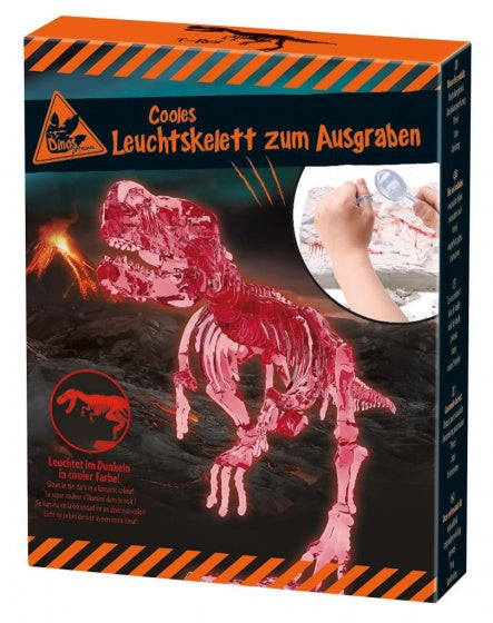 dinosaurus opgravingsset glow in the dark T-Rex