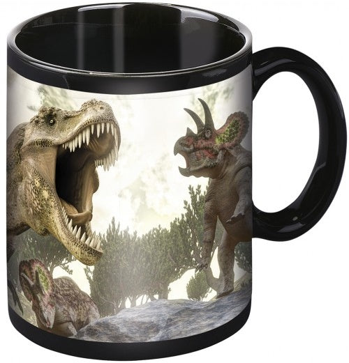 Mok Magische Dino 500 ml zwart