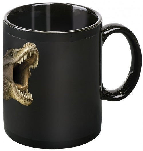 Mok Magische Dino 500 ml zwart