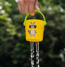 emmer gaatjesbodem 7,3 cm blauw/geel/groen/roze 4 stuks