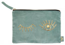 etui Eyes fluweel 22 cm groen