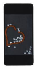 geduldspel offline hartje 12,5 cm zwart