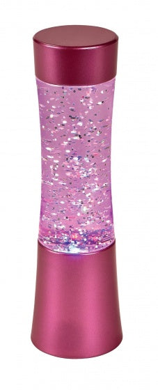 glitter led- lamp Shake and Shine 15 cm fuchsia